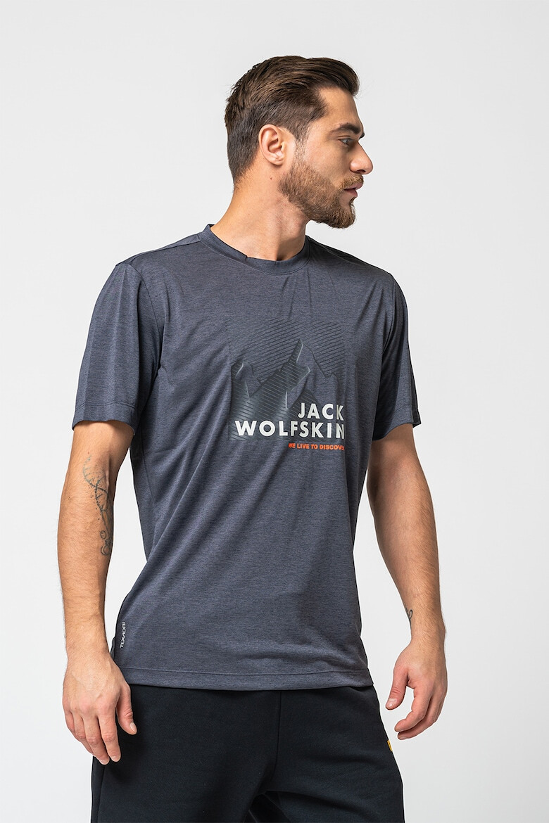 Jack Wolfskin Tricou cu logo pentru drumetii - Pled.ro