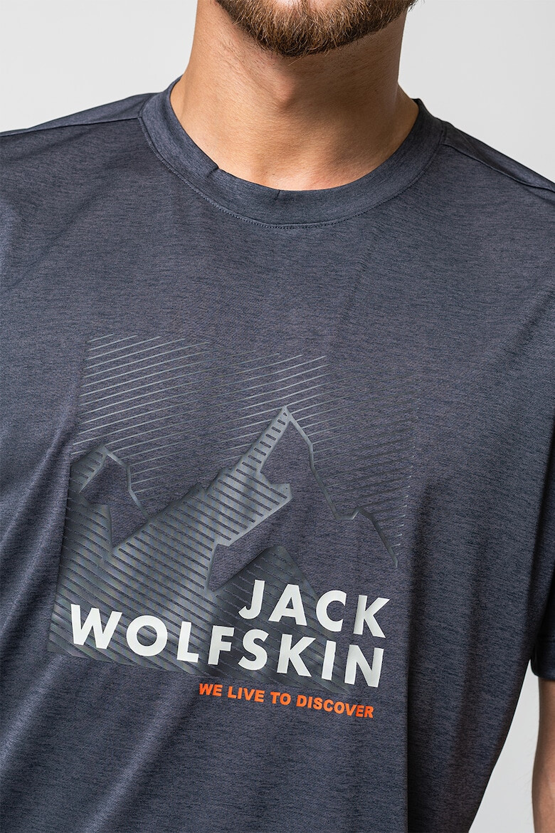 Jack Wolfskin Tricou cu logo pentru drumetii - Pled.ro