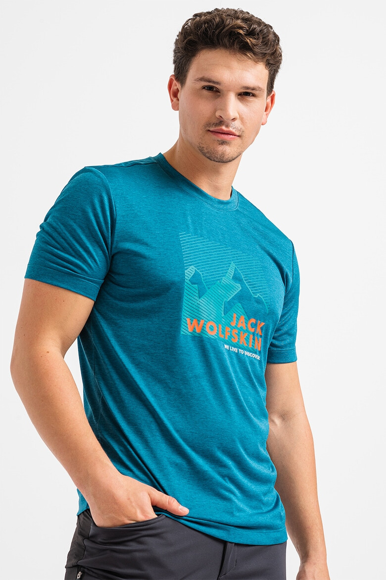 Jack Wolfskin Tricou cu logo pentru drumetii - Pled.ro