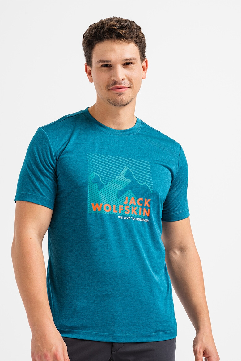 Jack Wolfskin Tricou cu logo pentru drumetii - Pled.ro