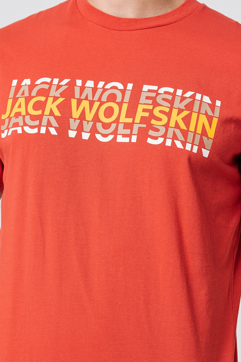 Jack Wolfskin Tricou de bumbac organic cu logo Strobe - Pled.ro