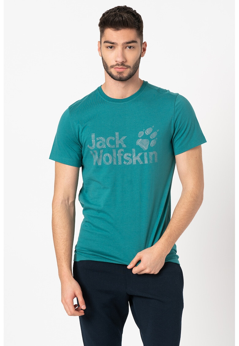 Jack Wolfskin Tricou din amestec de bumbac cu logo Brand - Pled.ro