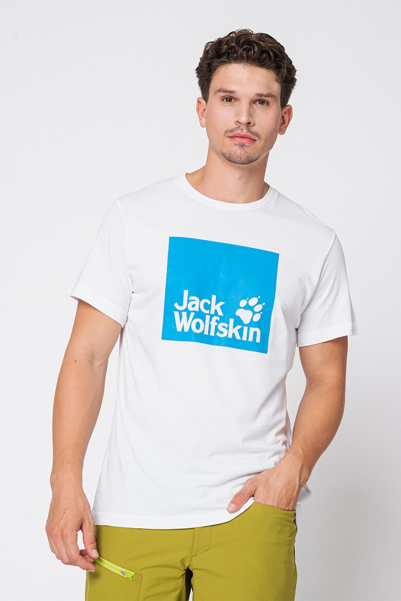 Jack Wolfskin Tricou din amestec de bumbac organic cu logo - Pled.ro