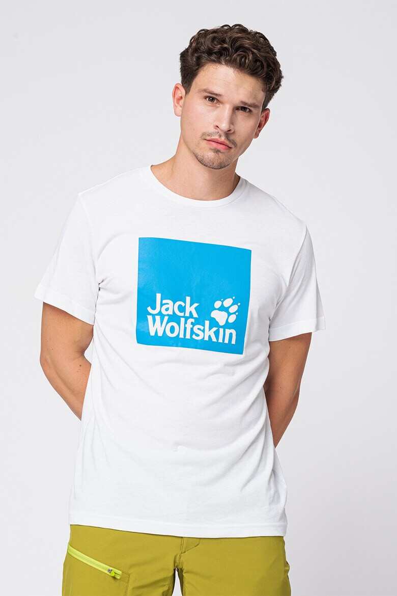 Jack Wolfskin Tricou din amestec de bumbac organic cu logo - Pled.ro