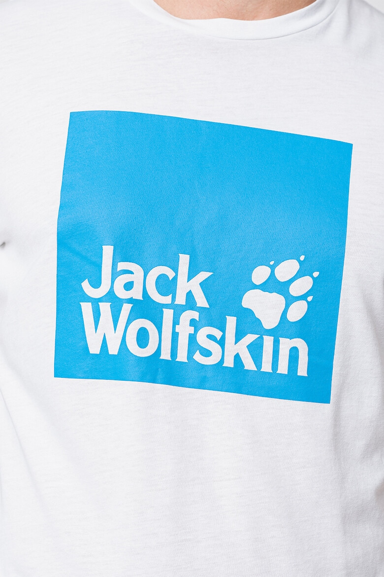 Jack Wolfskin Tricou din amestec de bumbac organic cu logo - Pled.ro