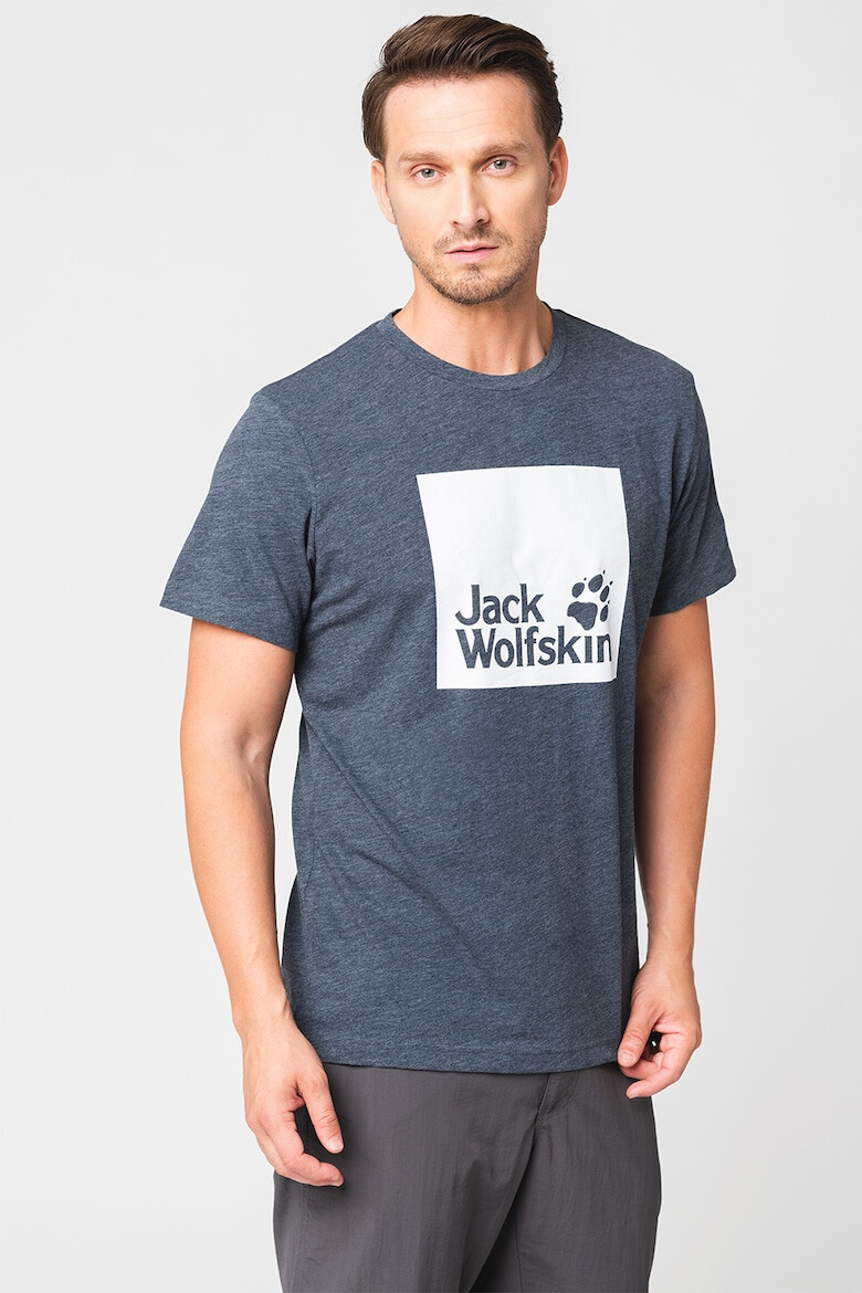 Jack Wolfskin Tricou din amestec de bumbac organic cu logo - Pled.ro