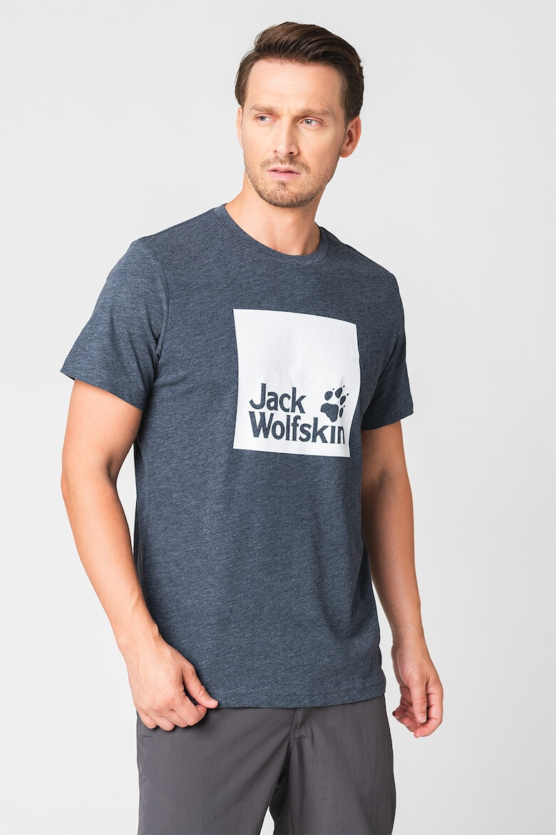 Jack Wolfskin Tricou din amestec de bumbac organic cu logo - Pled.ro