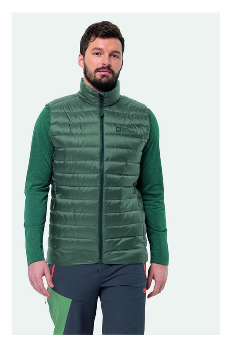 Jack Wolfskin Vesta barbati 790271 Verde Poliester - Pled.ro