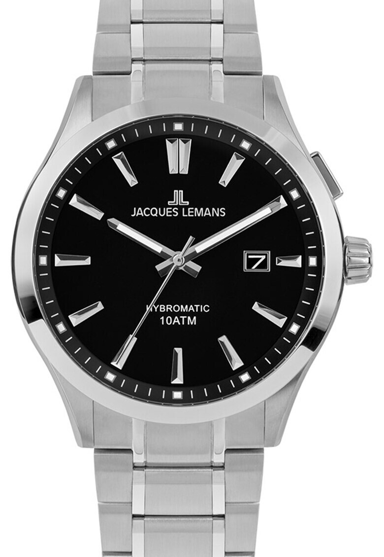 Jacques Lemans Ceas automatic cu o bratara metalica - Pled.ro