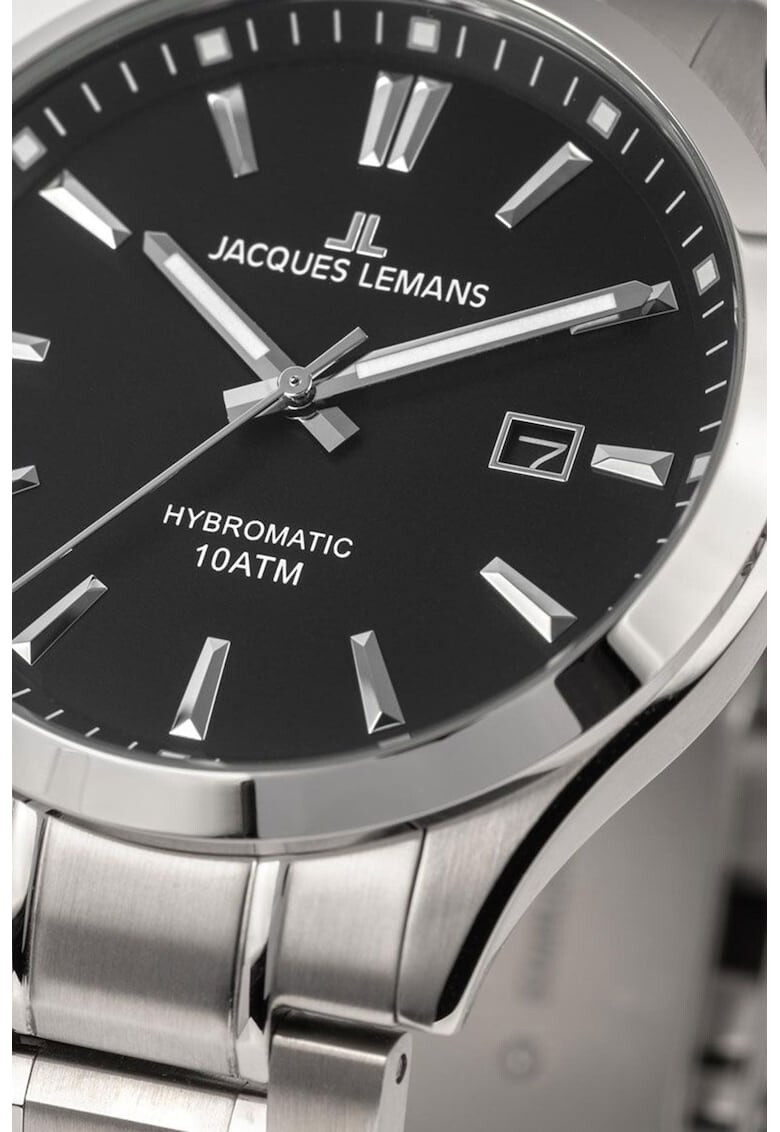 Jacques Lemans Ceas automatic cu o bratara metalica - Pled.ro