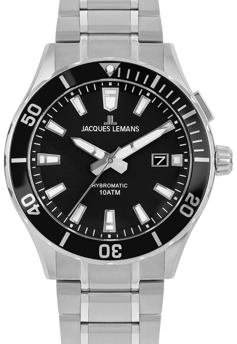 Jacques Lemans Ceas automatic de otel inoxidabil - Pled.ro