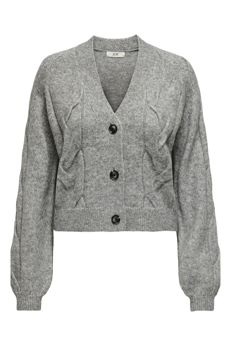 JdY Cardigan cu decolteu in V si model torsade - Pled.ro