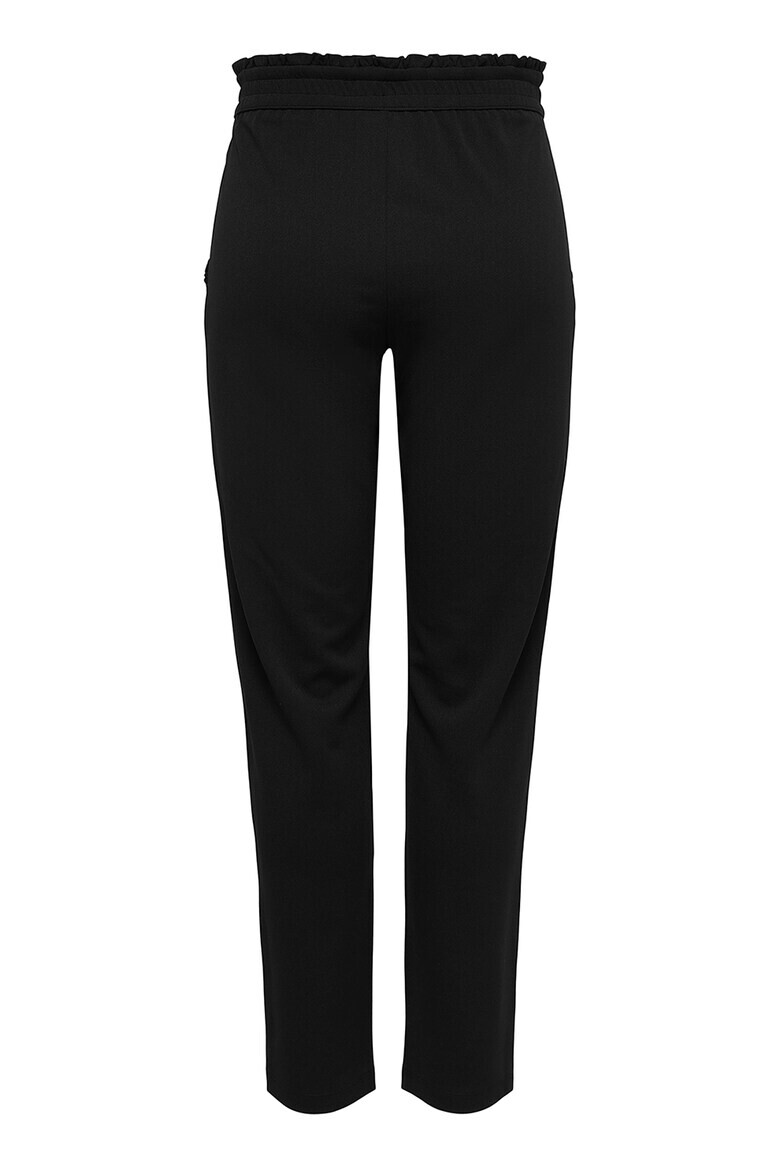 JdY Pantaloni crop cu snur in talie - Pled.ro