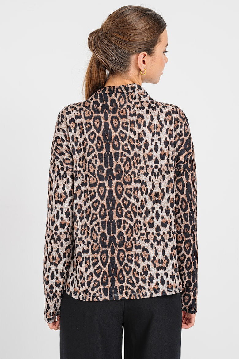 JdY Pulover cu model animal print Tonsy - Pled.ro