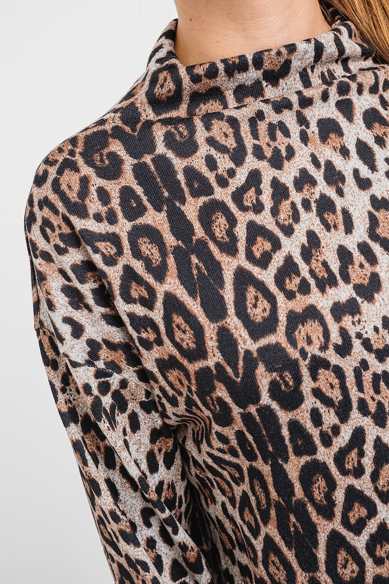 JdY Pulover cu model animal print Tonsy - Pled.ro