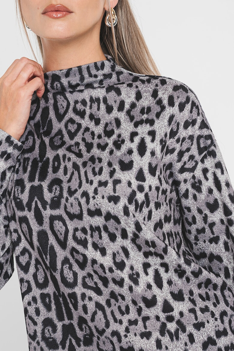 JdY Pulover cu model animal print Tonsy - Pled.ro