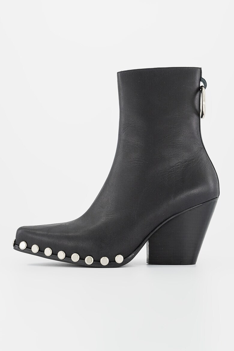 Jeffrey Campbell Botine cowboy de piele - Pled.ro