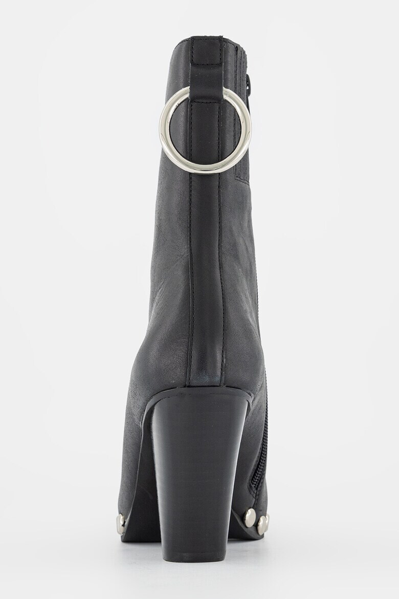 Jeffrey Campbell Botine cowboy de piele - Pled.ro