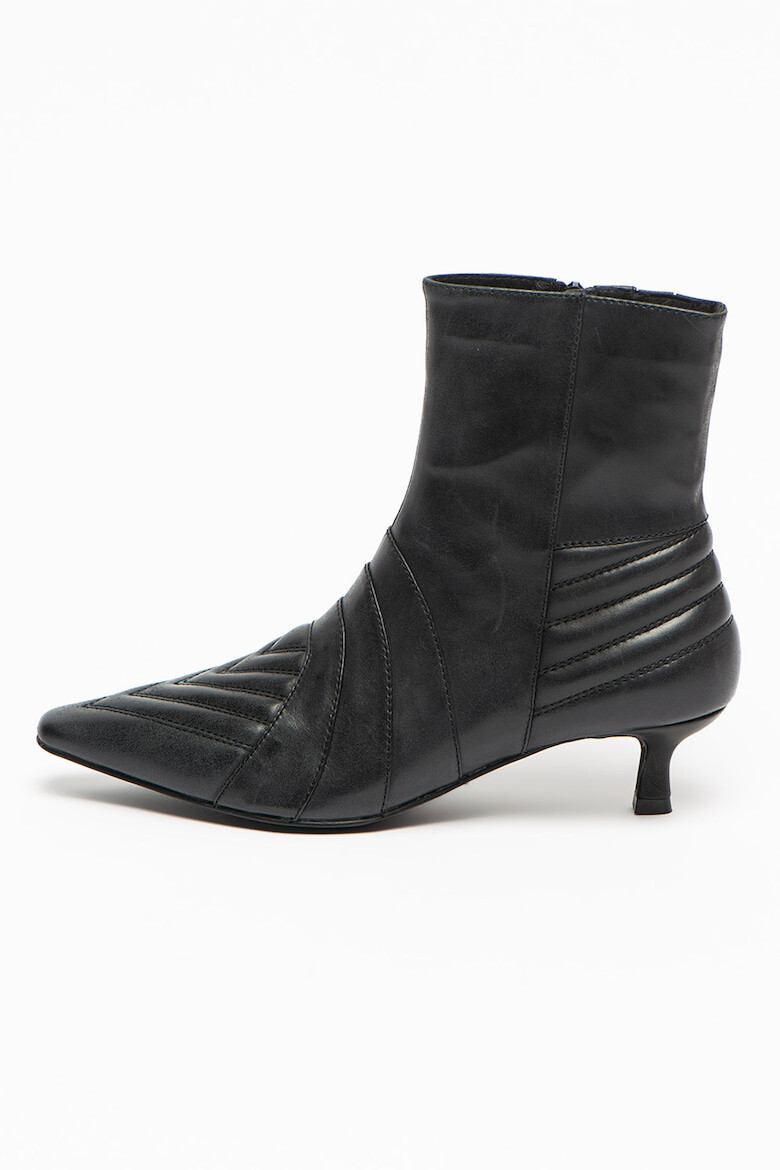 Jeffrey Campbell Botine de piele cuvarf ascutit Racer - Pled.ro