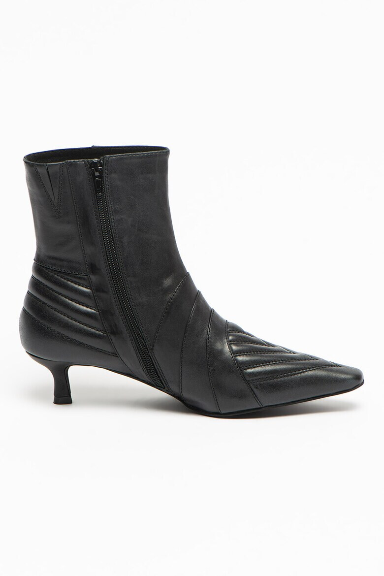 Jeffrey Campbell Botine de piele cuvarf ascutit Racer - Pled.ro