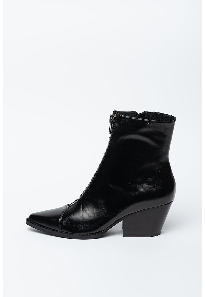 Jeffrey Campbell Botine de piele Sullivan - Pled.ro