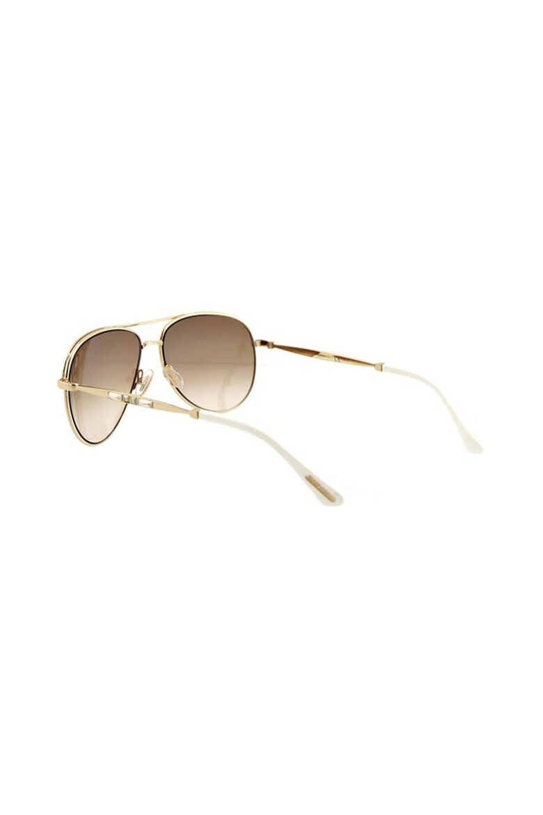 Jimmy Choo Ochelari de soare aviator din otel inoxidabil Jewly - Pled.ro