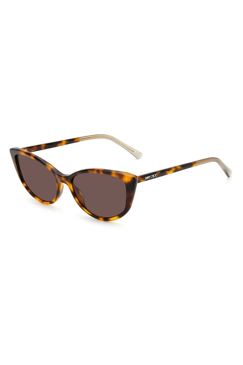 Jimmy Choo Ochelari de soare cat-eye cu model tortoise Nadia - Pled.ro