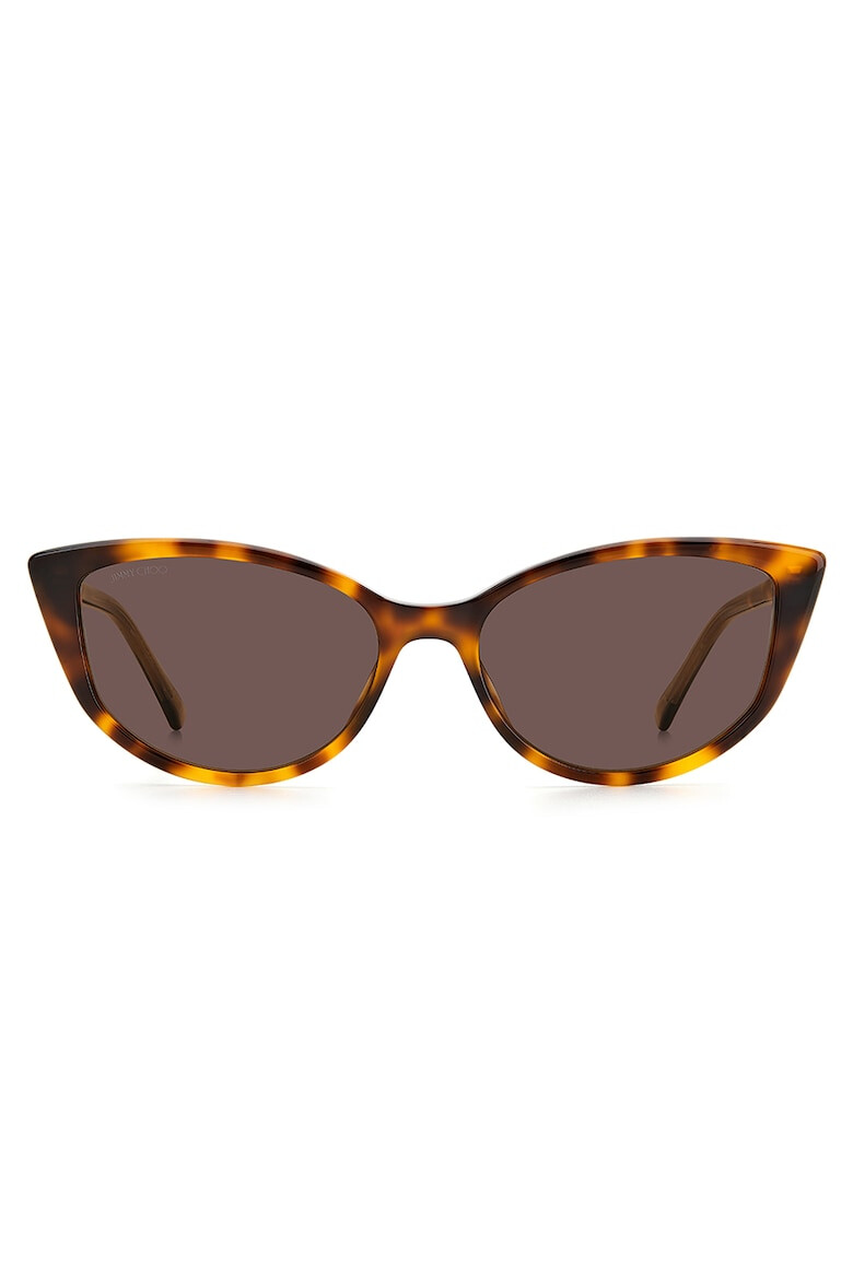 Jimmy Choo Ochelari de soare cat-eye cu model tortoise Nadia - Pled.ro