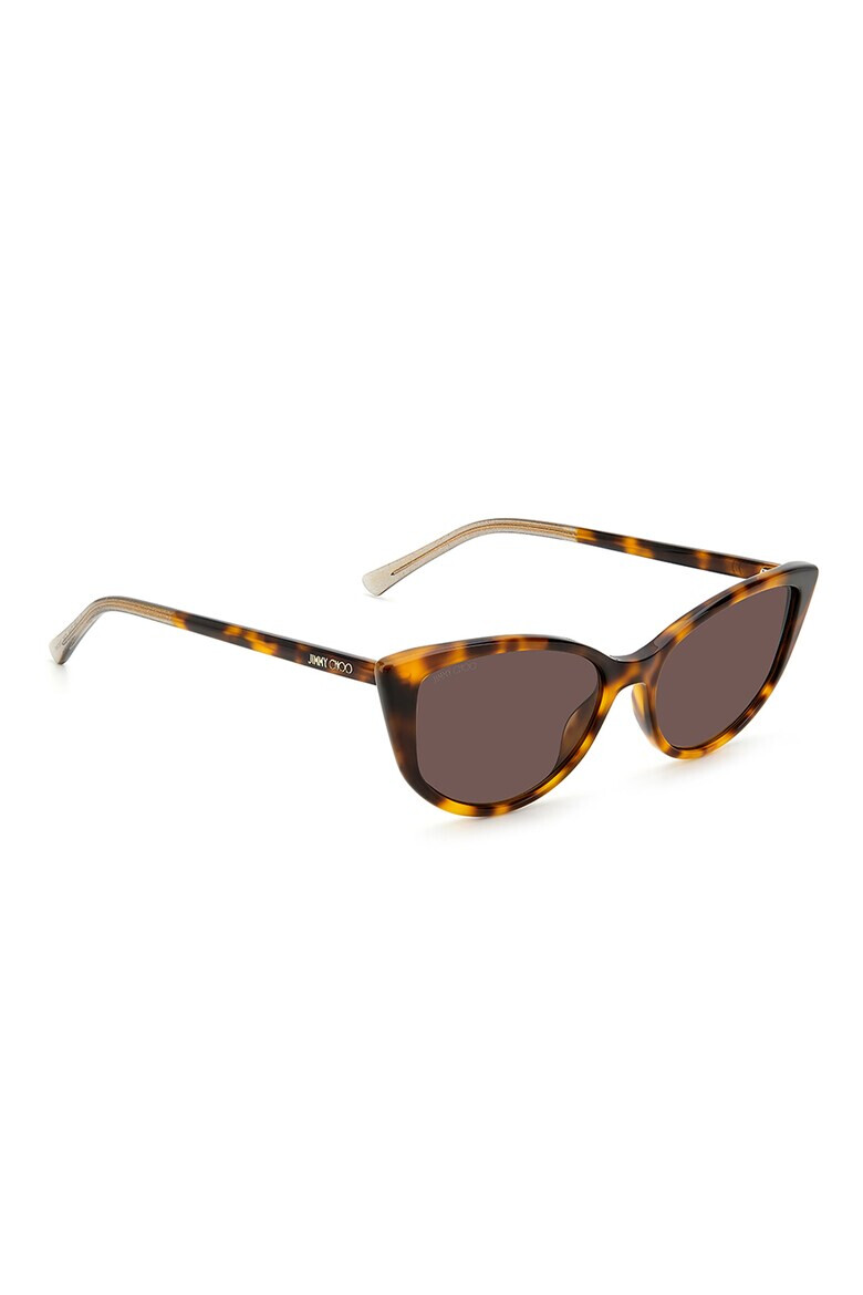 Jimmy Choo Ochelari de soare cat-eye cu model tortoise Nadia - Pled.ro