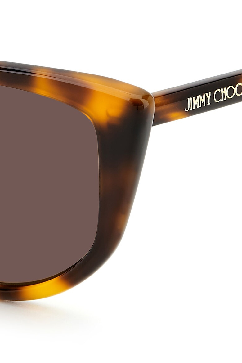 Jimmy Choo Ochelari de soare cat-eye cu model tortoise Nadia - Pled.ro