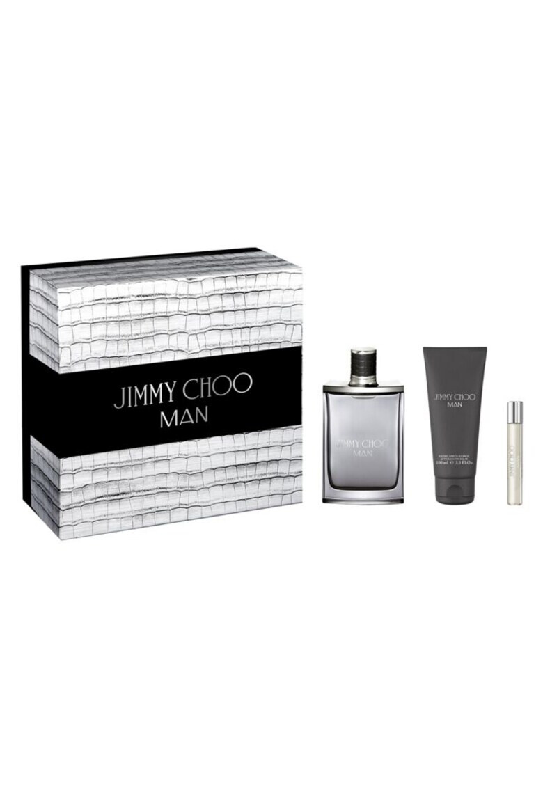 Jimmy Choo Set Man Barbati: Apa de Toaleta 100 ml + After shave balsam 100 ml + Apa de Toaleta 7.5 ml - Pled.ro