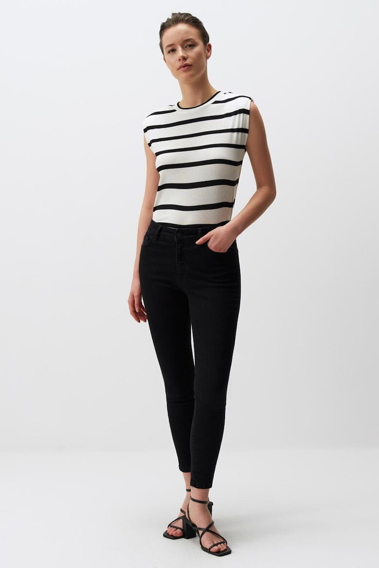 JIMMY KEY Blugi crop skinny - Pled.ro