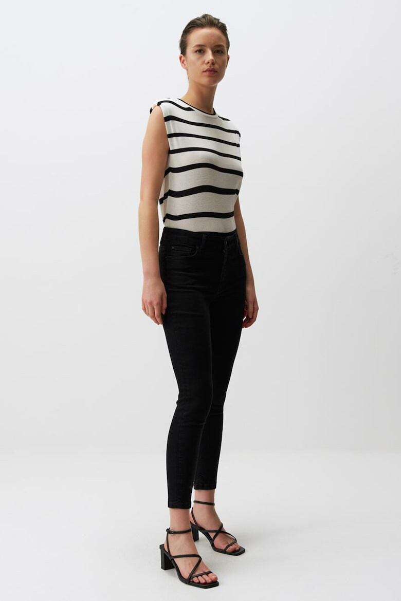 JIMMY KEY Blugi crop skinny - Pled.ro