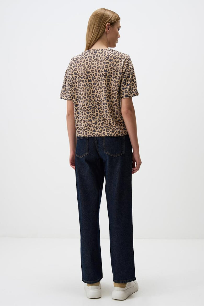 JIMMY KEY Bluza cu animal print si maneci scurte - Pled.ro