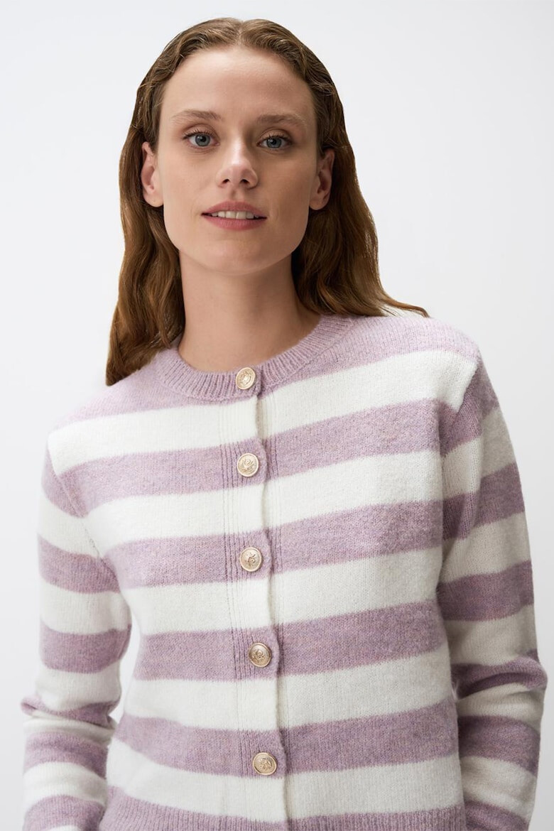 JIMMY KEY Cardigan cu model in dungi - Pled.ro