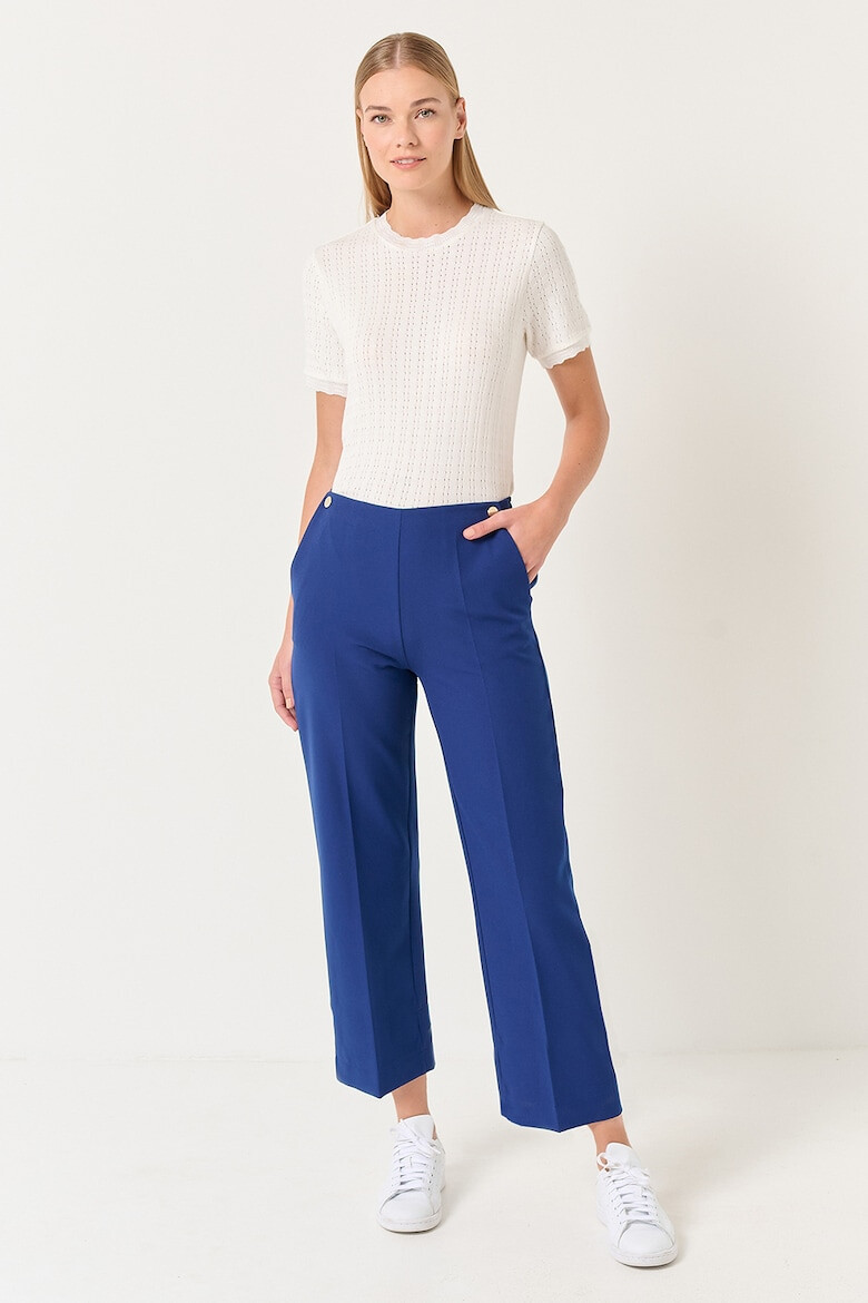 JIMMY KEY Pantaloni crop cu talie inalta - Pled.ro