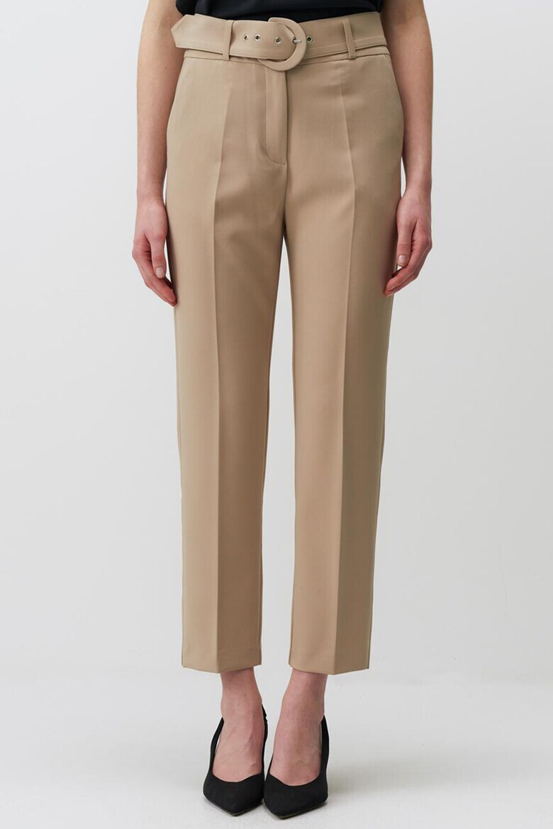 JIMMY KEY Pantaloni crop cu talie inalta - Pled.ro