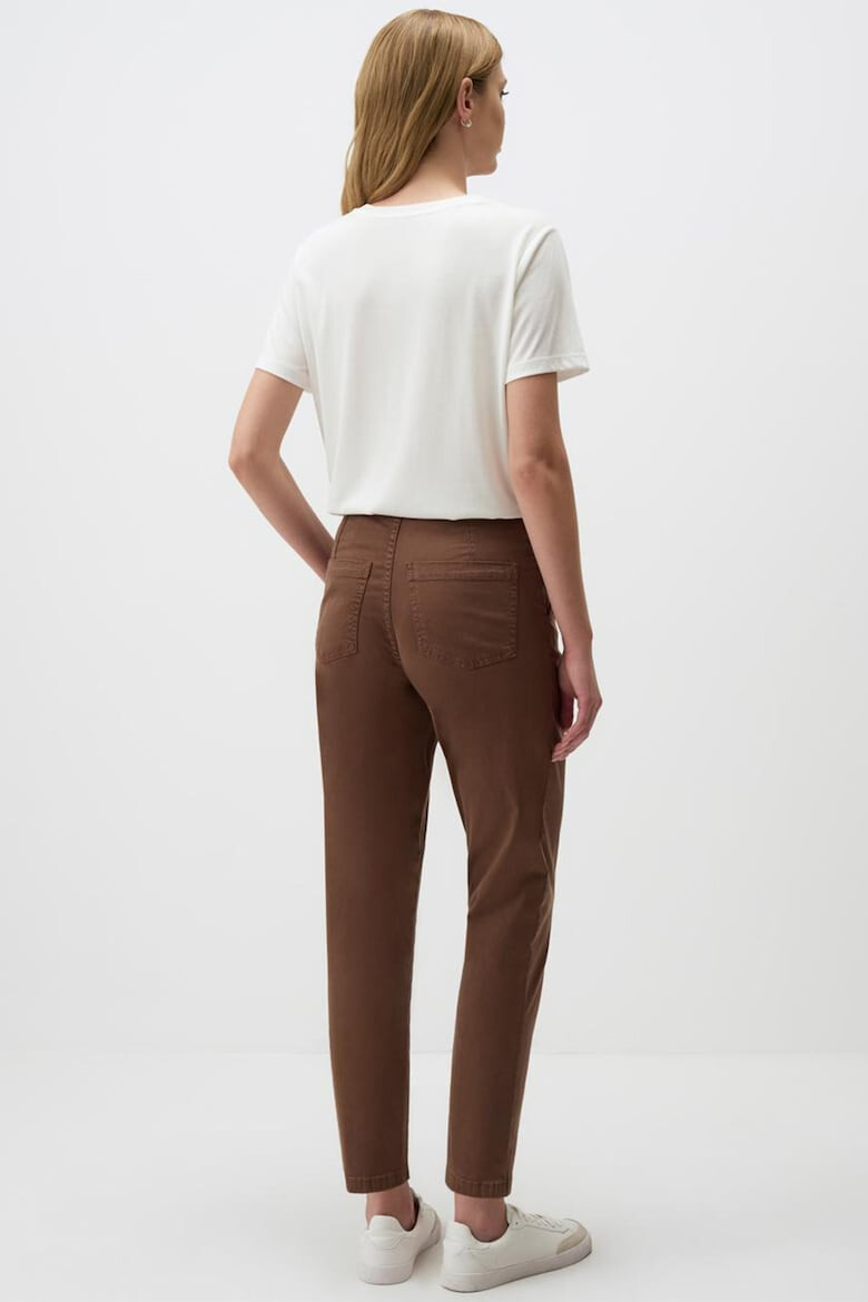 JIMMY KEY Pantaloni crop din amestec de lyocell - Pled.ro