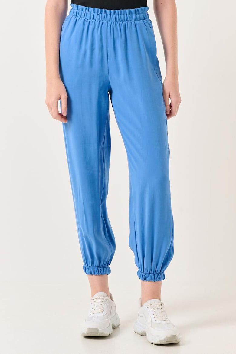 JIMMY KEY Pantaloni jogger crop din amestec de modal - Pled.ro