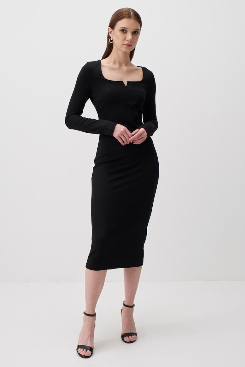 JIMMY KEY Rochie bodycon cu decolteu patrat - Pled.ro