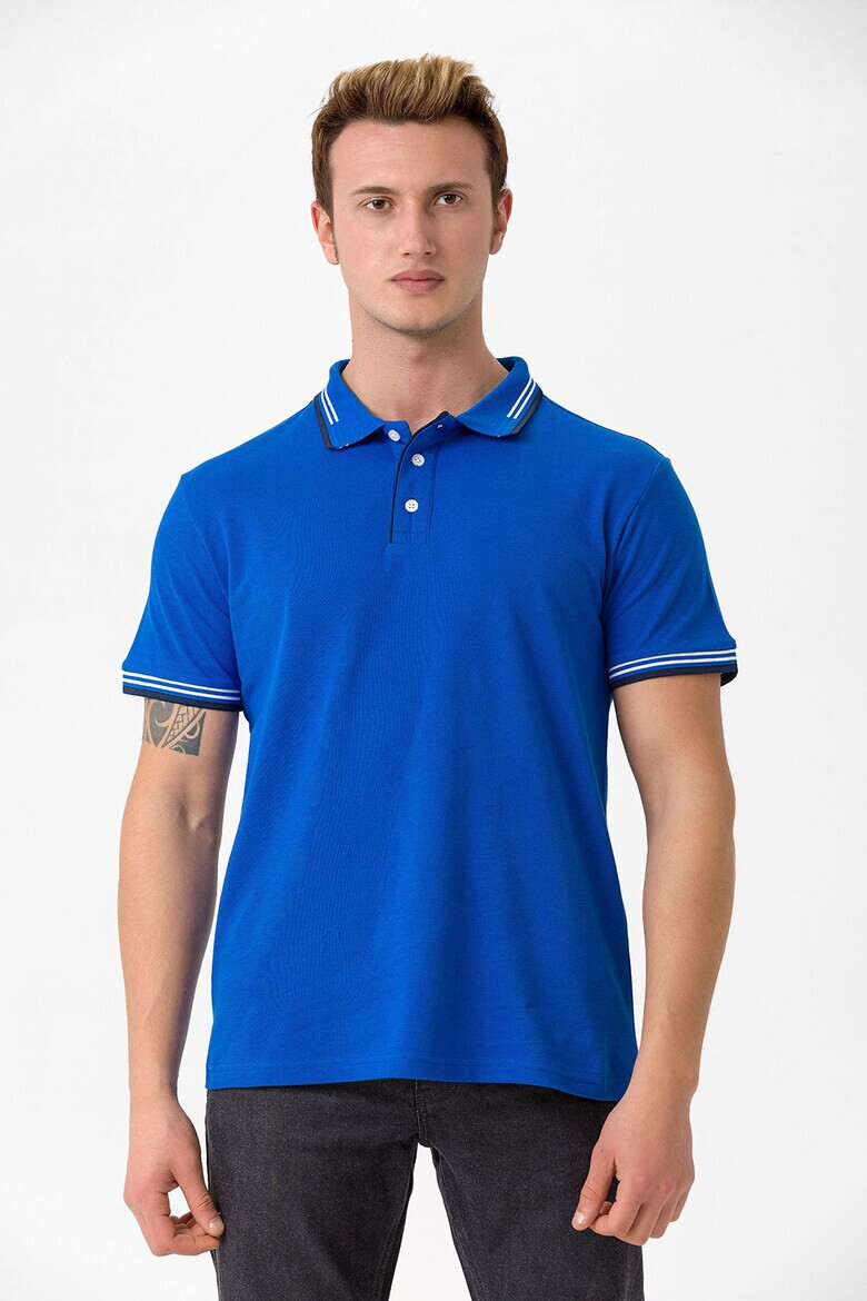 Jimmy Sanders Tricou polo cu accente in dungi Antoninus - Pled.ro