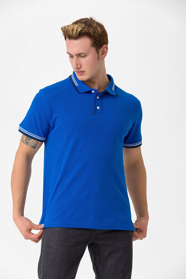 Jimmy Sanders Tricou polo cu accente in dungi Antoninus - Pled.ro