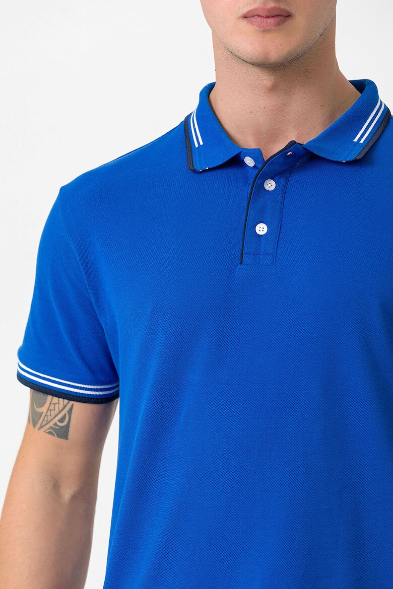 Jimmy Sanders Tricou polo cu accente in dungi Antoninus - Pled.ro