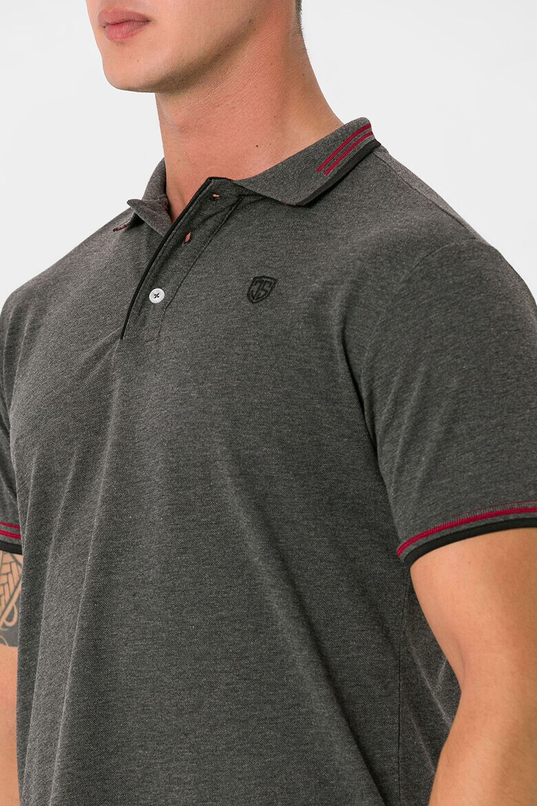 Jimmy Sanders Tricou polo cu accente in dungi Antoninus - Pled.ro