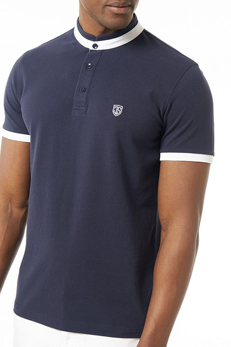 Jimmy Sanders Tricou polo cu guler Mao Ebenezer - Pled.ro