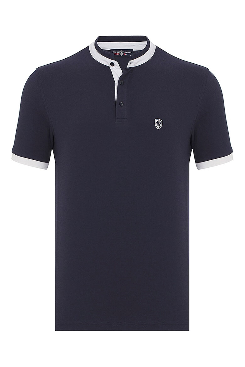 Jimmy Sanders Tricou polo cu guler Mao Ebenezer - Pled.ro