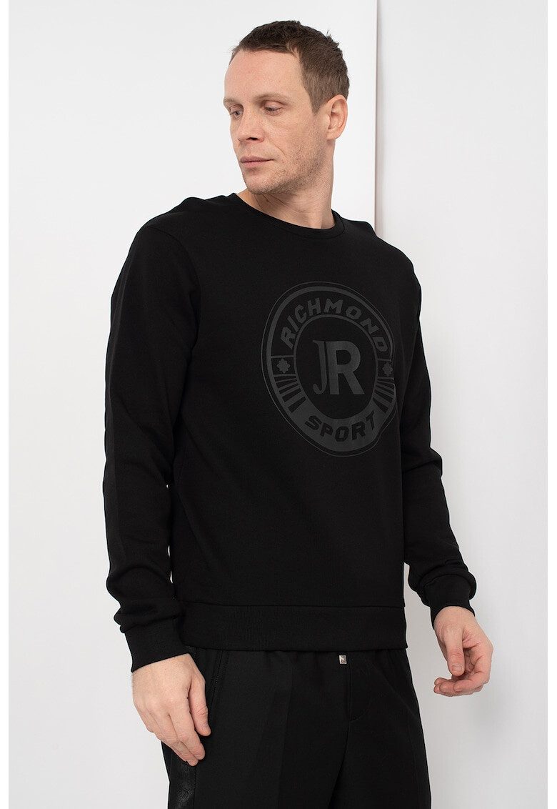 John Richmond Bluza sport cu imprimeu logo Nim - Pled.ro