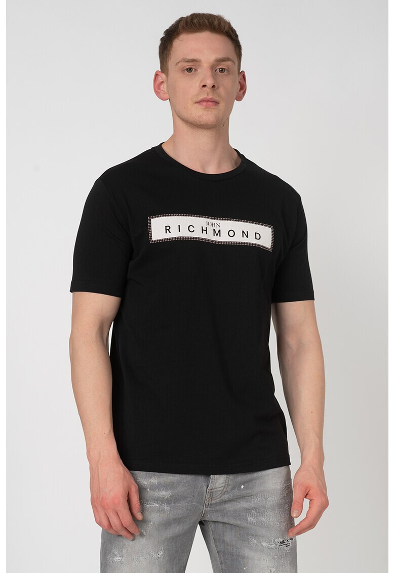 John Richmond Tricou cu imprimeu logo Zelyaeva - Pled.ro