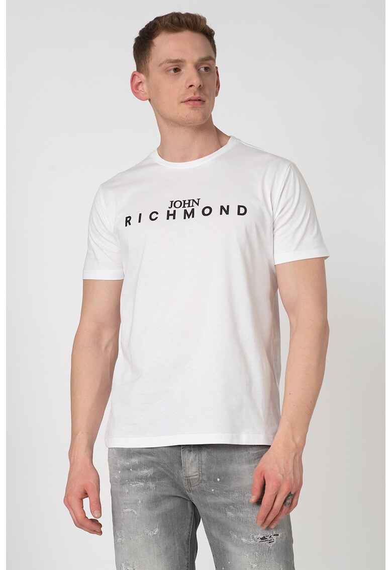 John Richmond Tricou cu logo cauciucat Hortensius - Pled.ro