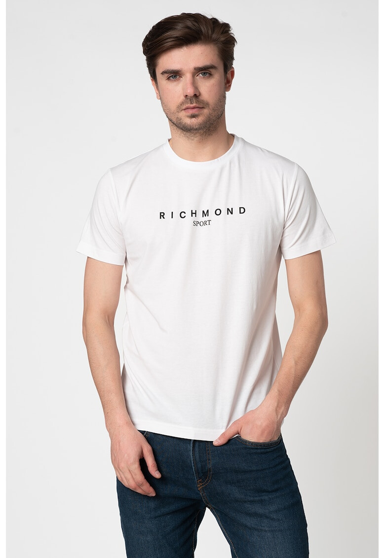 John Richmond Tricou din amestec de modal Hasselt - Pled.ro